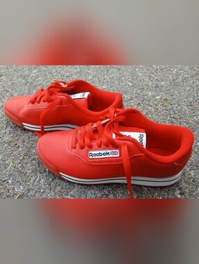 Reebok Classics "Princess" Sneakers In Red, 7.5